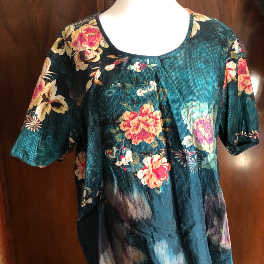 Anthropologie quilted shirt